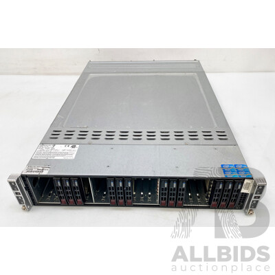 Supermicro (R4572) Xenon Multi-Node Server W/ 4x Dual Intel Xeon (E5-2630) 2.30GHz-2.80GHz 6-Core CPU 256GB DDR3