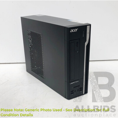 Acer Veriton (X4640G) Intel Core I7 (6700) 3.40GHz-4.00GHz 4-Core CPU Desktop Computer