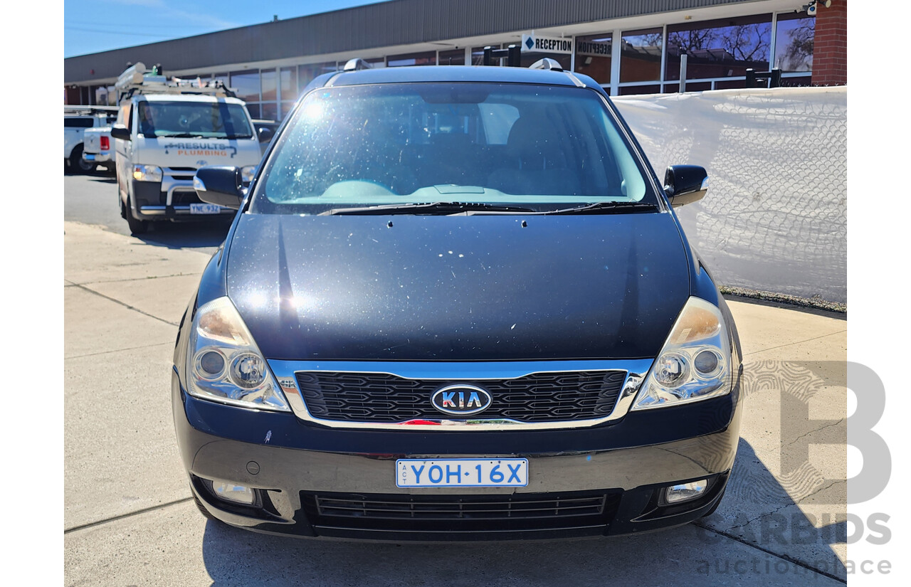 3/2012 Kia Grand Carnival Si VQ MY12 4d Wagon Black 3.5L