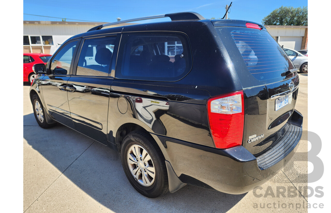 3/2012 Kia Grand Carnival Si VQ MY12 4d Wagon Black 3.5L