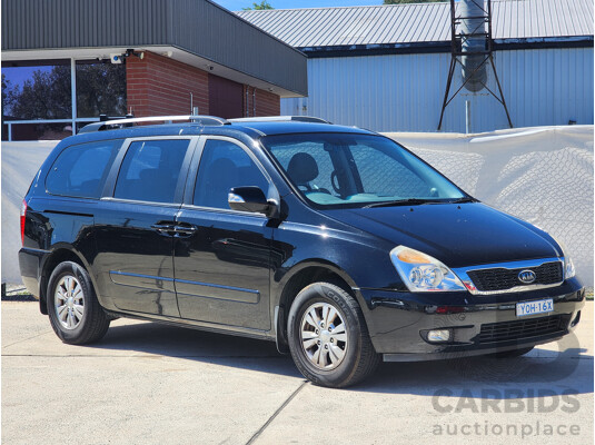 3/2012 Kia Grand Carnival Si VQ MY12 4d Wagon Black 3.5L