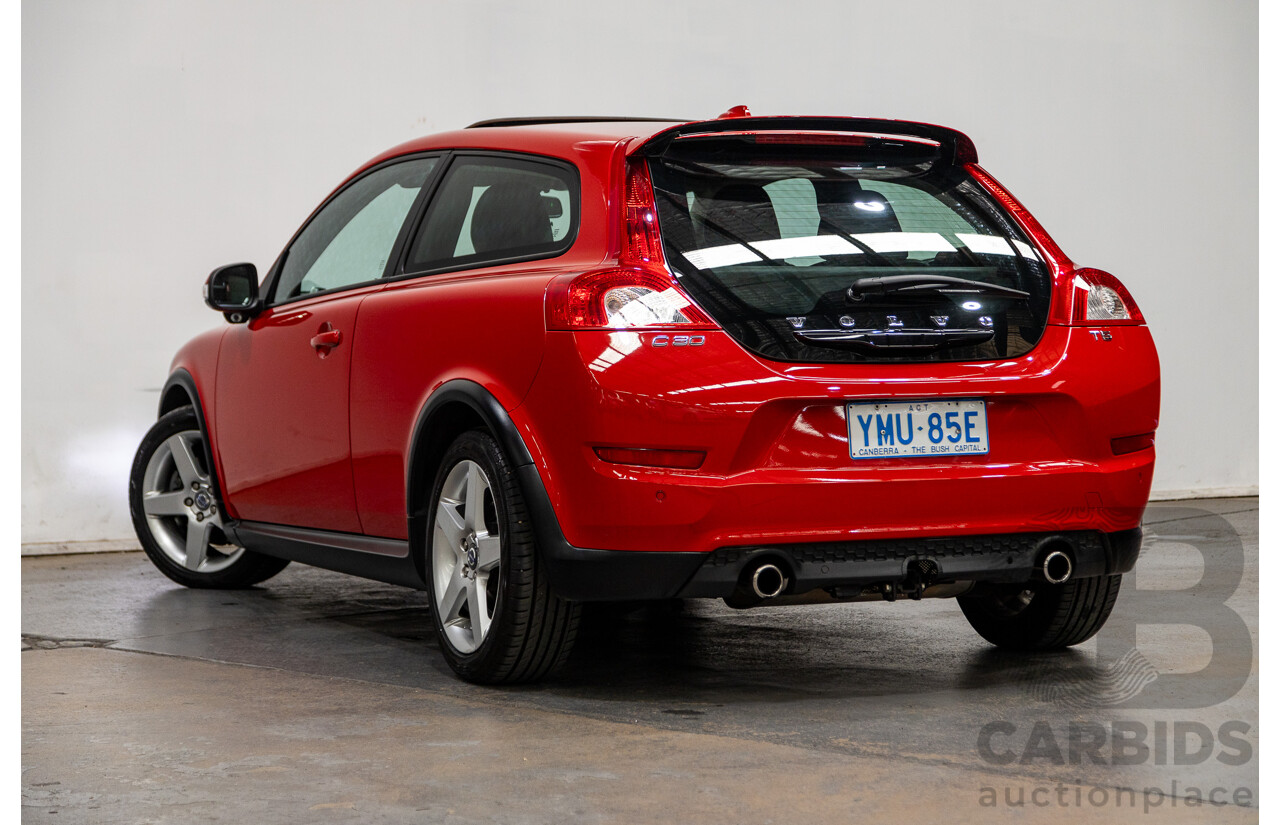 12/2011 Volvo C30 T5 S MY11 3d Hatchback Red 2.5L - Turbo