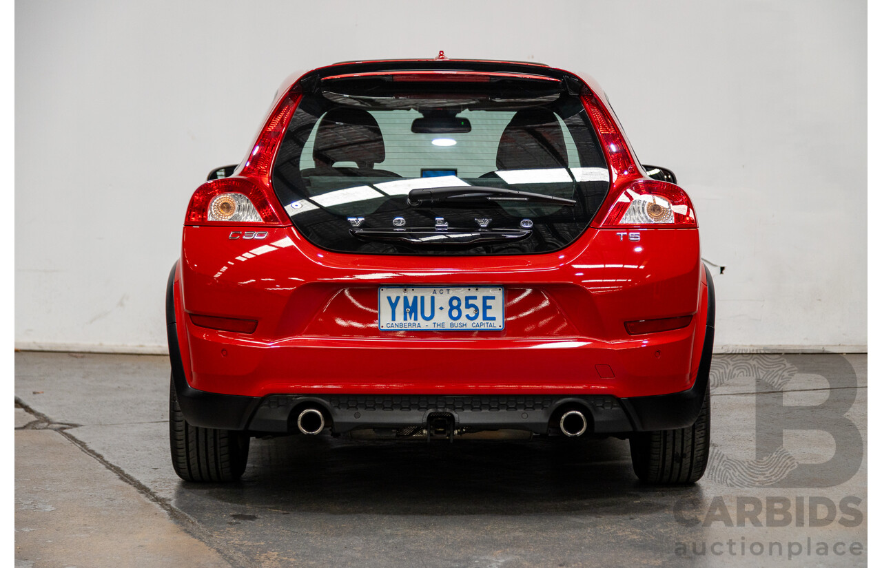 12/2011 Volvo C30 T5 S MY11 3d Hatchback Red 2.5L - Turbo