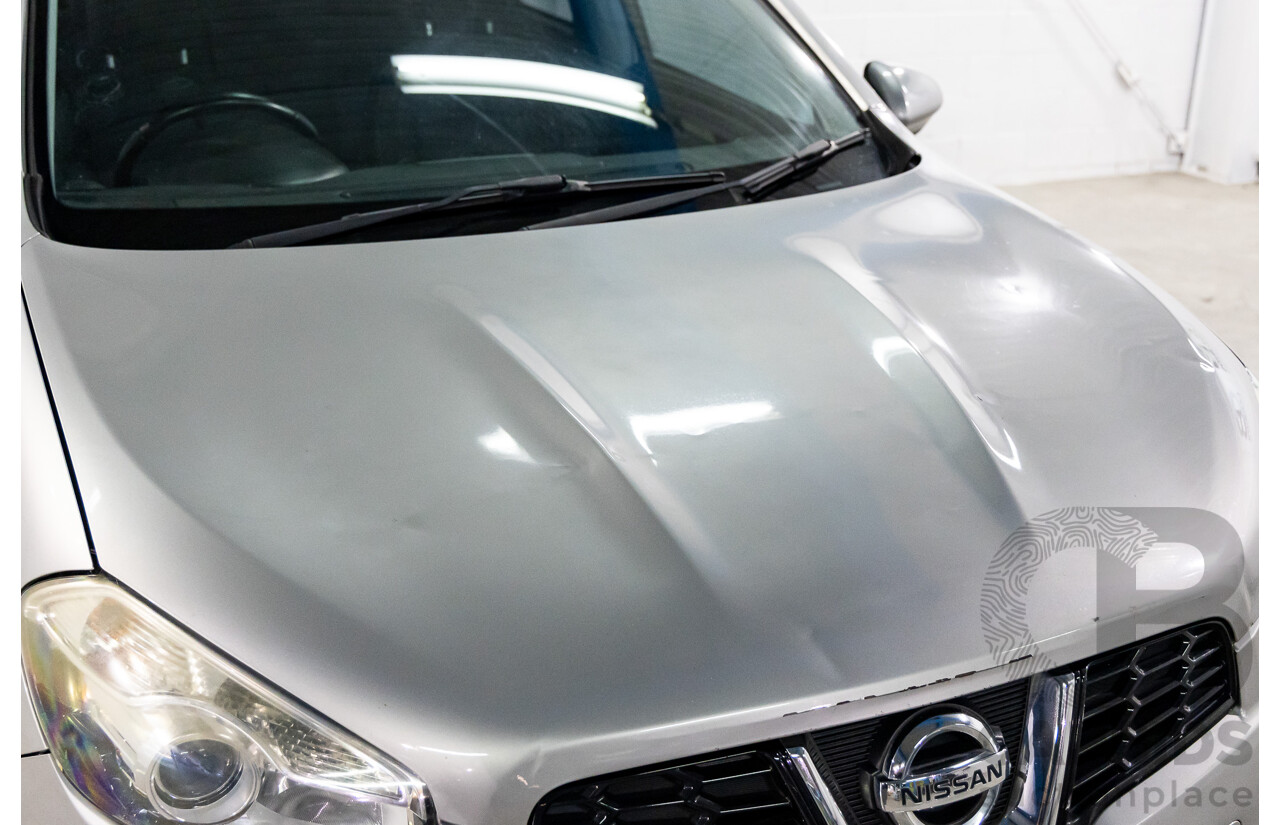 9/2012 Nissan Dualis ST (4x2) J10 SERIES 3 4d Wagon Blade Silver Metallic 2.0L