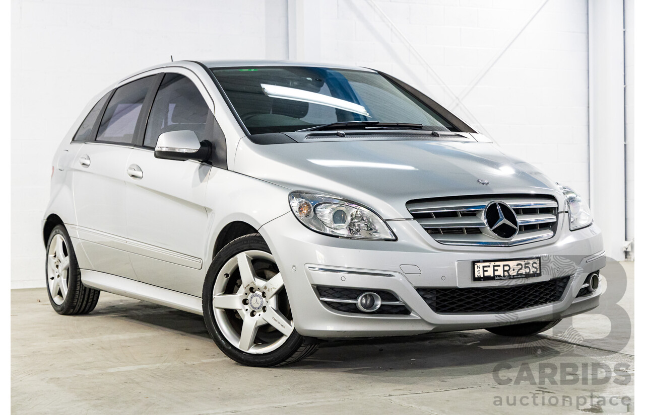 9/2010 Mercedes-Benz B180 CDI 245 MY11 5d Hatchback Polar Silver Metallic Turbo Diesel 2.0L