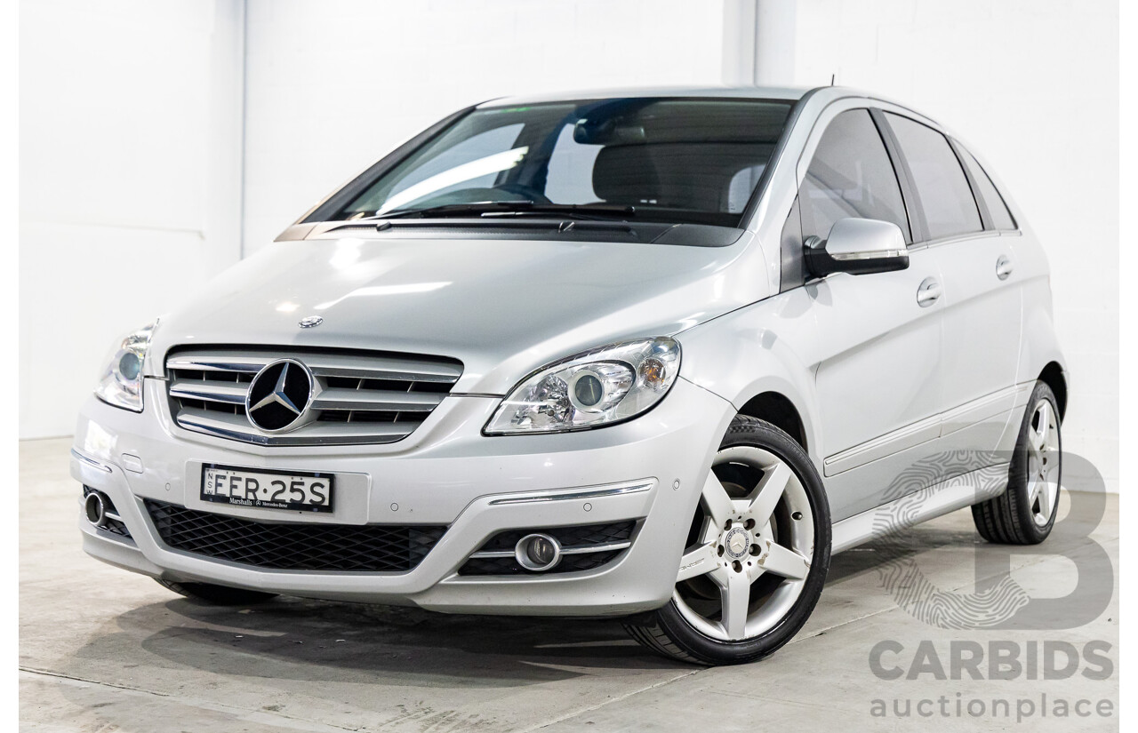 9/2010 Mercedes-Benz B180 CDI 245 MY11 5d Hatchback Polar Silver Metallic Turbo Diesel 2.0L