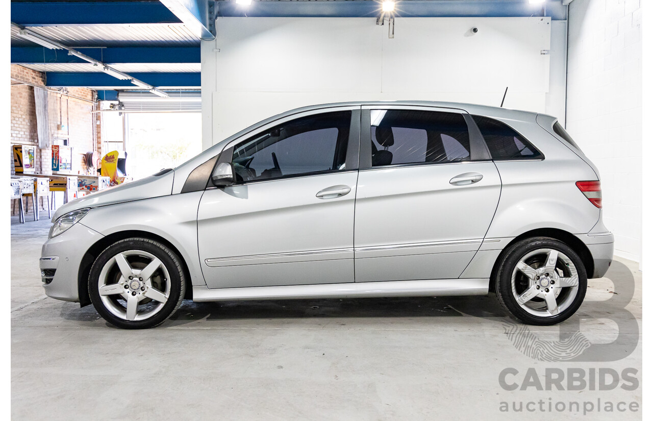 9/2010 Mercedes-Benz B180 CDI 245 MY11 5d Hatchback Polar Silver Metallic Turbo Diesel 2.0L