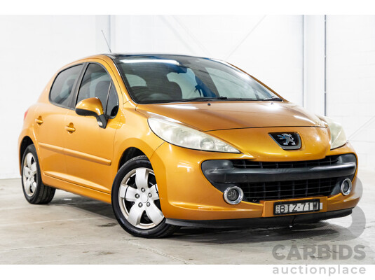 2/2009 Peugeot 207 XT  5d Hatchback Orange Salamanque Metallic 1.6L