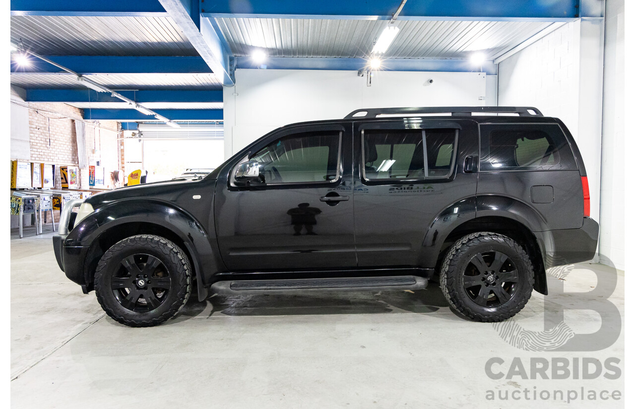 9/2005 Nissan Pathfinder Ti (4x4) R51 4d Wagon Midnight Black Metallic V6 4.0L