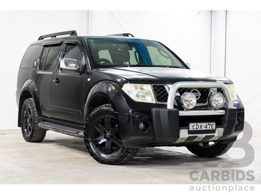 9/2005 Nissan Pathfinder Ti (4x4) R51 4d Wagon Midnight Black Metallic V6 4.0L