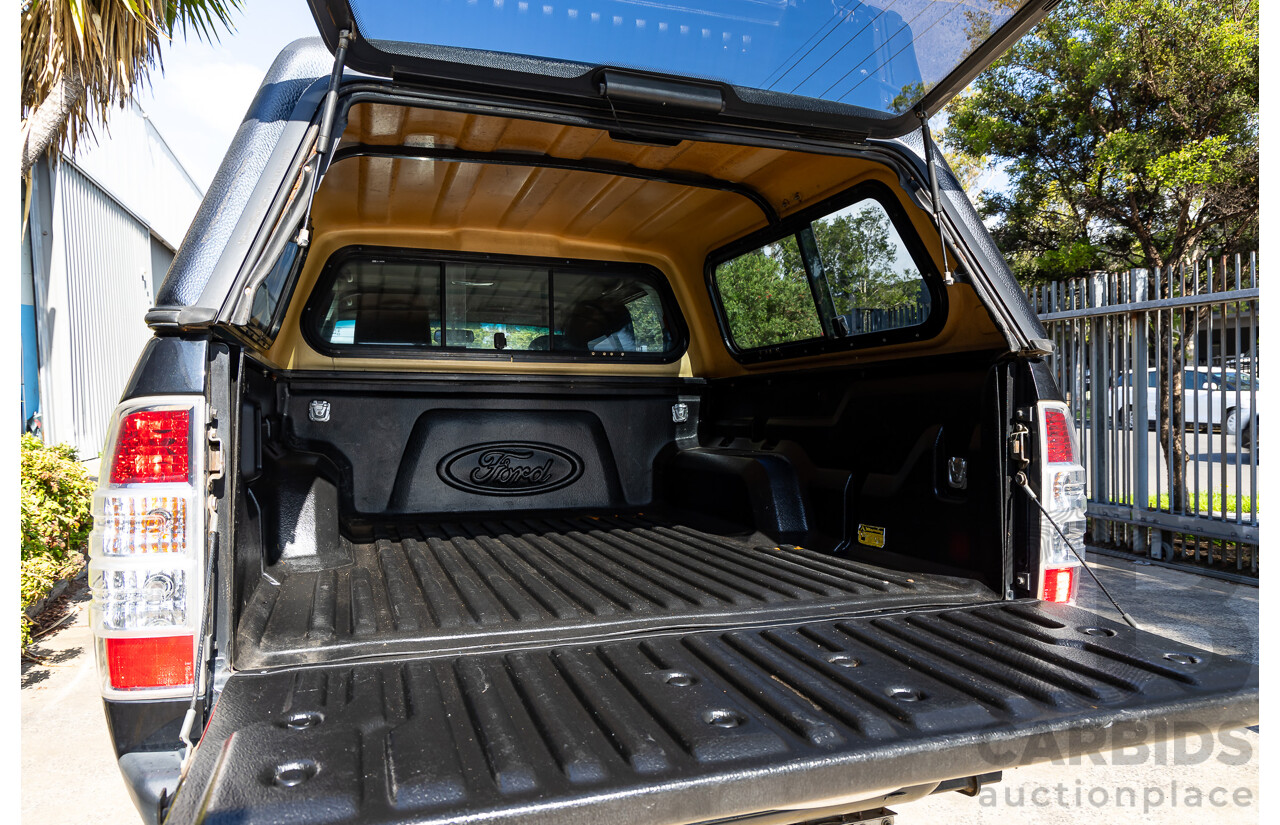 11/2010 Ford Ranger XLT (4x4) PK Dual Cab P/Up Black Mica Turbo Diesel 3.0L