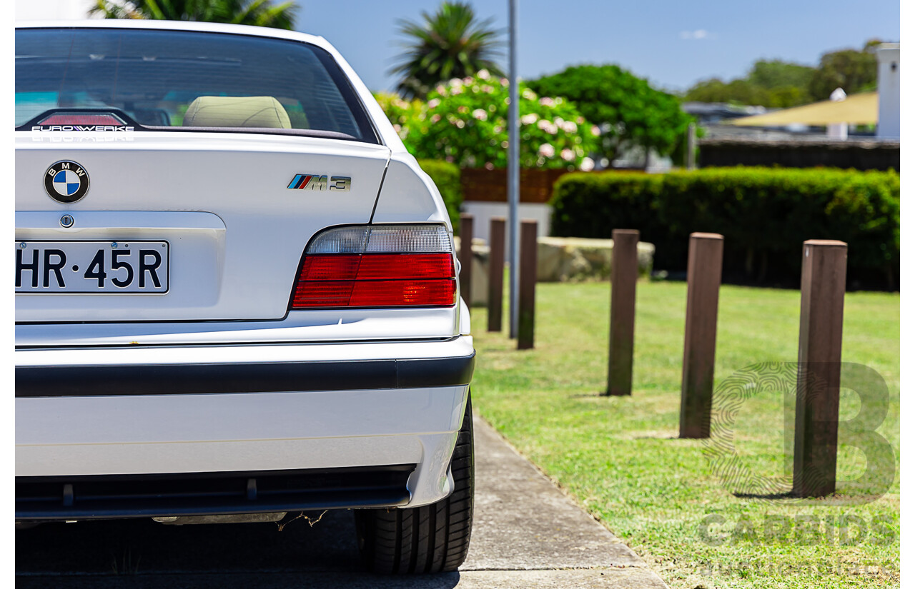 4/1995 BMW M3 E36 2d Coupe Alpine White 3.0L