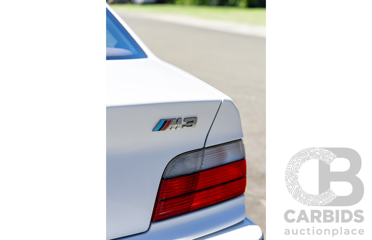 4/1995 BMW M3 E36 2d Coupe Alpine White 3.0L