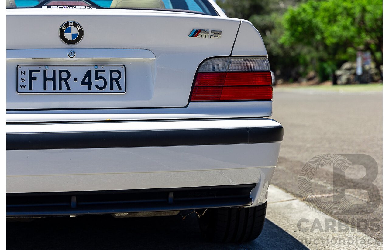 4/1995 BMW M3 E36 2d Coupe Alpine White 3.0L