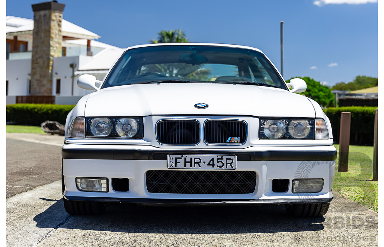 4/1995 BMW M3 E36 2d Coupe Alpine White 3.0L