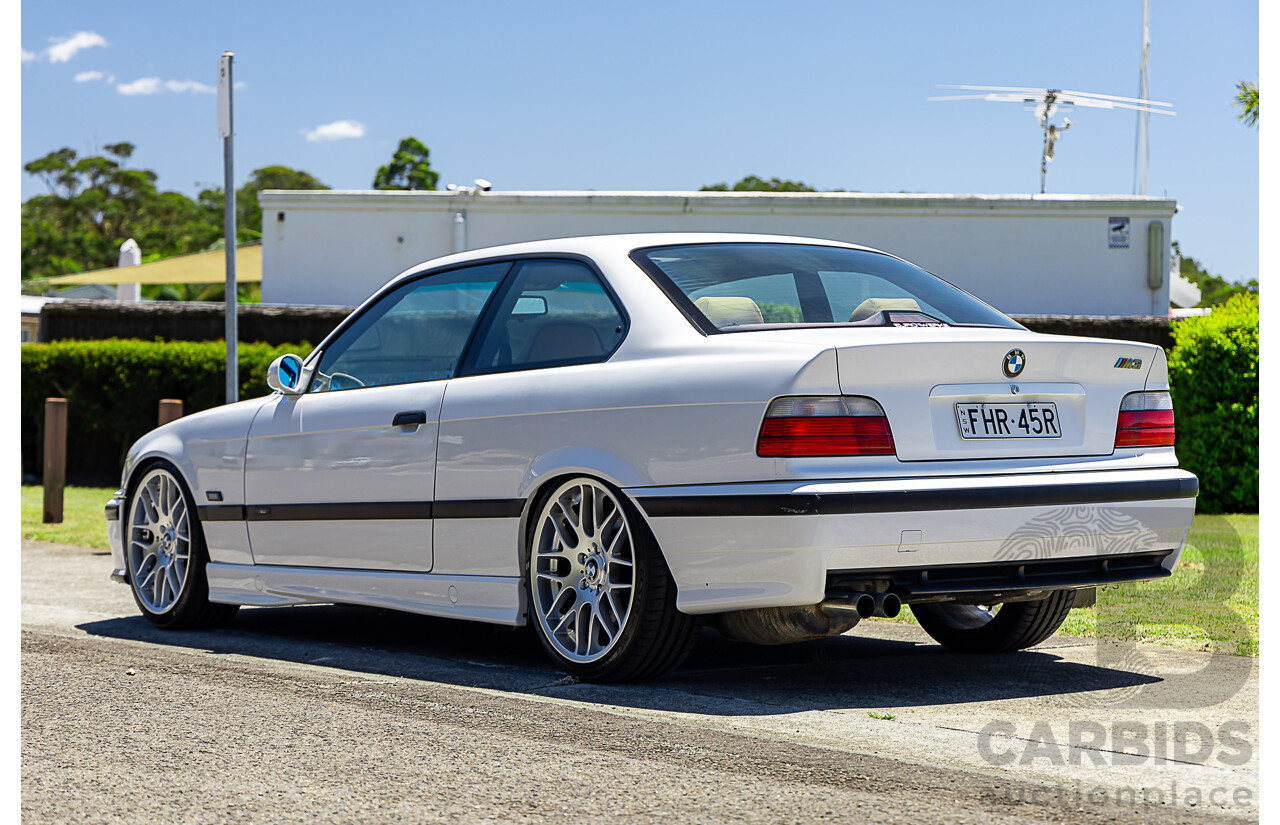 4/1995 BMW M3 E36 2d Coupe Alpine White 3.0L