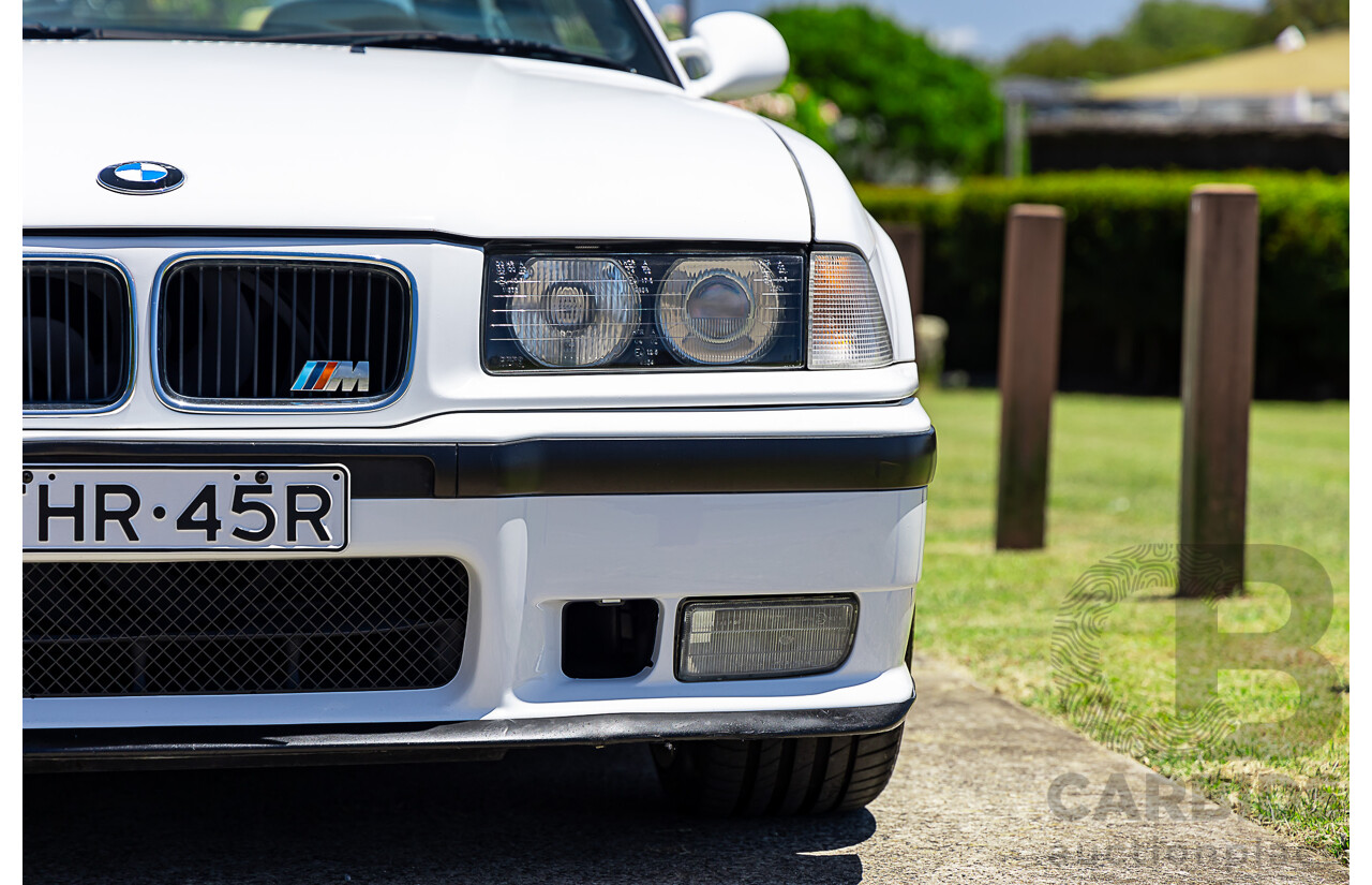 4/1995 BMW M3 E36 2d Coupe Alpine White 3.0L