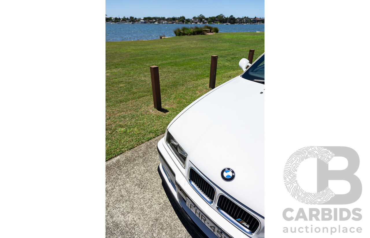 4/1995 BMW M3 E36 2d Coupe Alpine White 3.0L