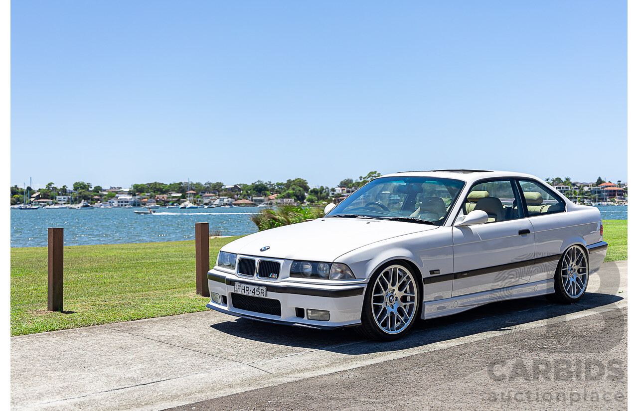 4/1995 BMW M3 E36 2d Coupe Alpine White 3.0L