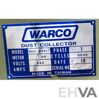 Warco Dual Filter Dust Collector