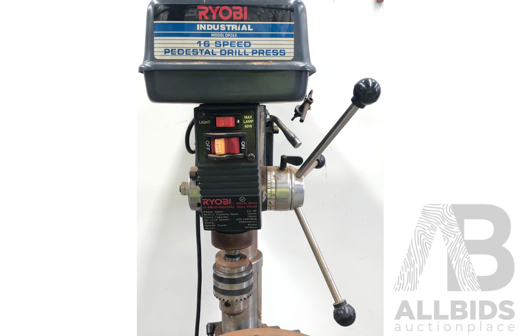 Ryobi 16 Speed Electric Pedestal Drill Press