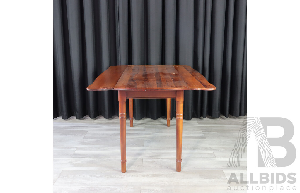 Antique Drop Side Dining Table