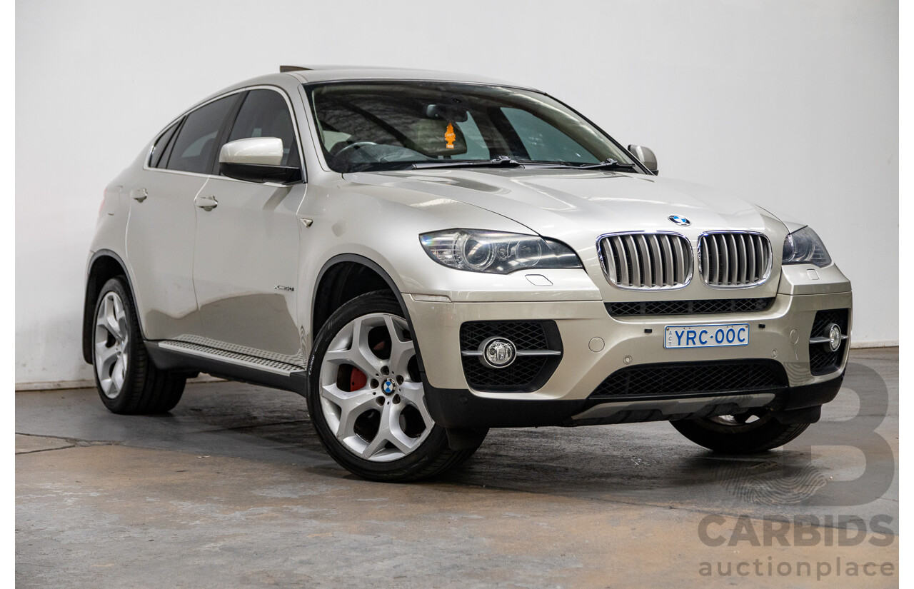 5/2009 BMW X6 X-Drive 50i E71 (AWD) 4d Coupe Mineral Silver Metallic Twin Turbo V8 4.4L