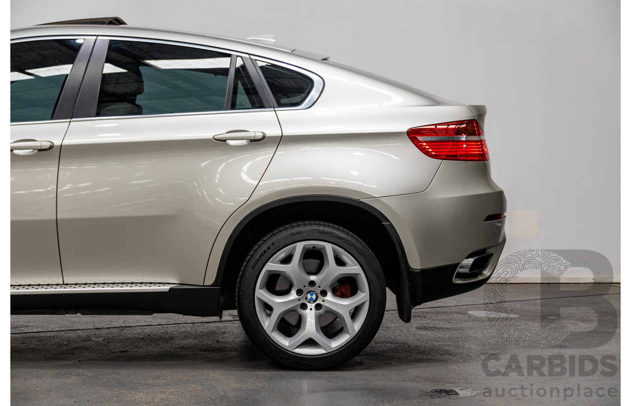 5/2009 BMW X6 X-Drive 50i E71 (AWD) 4d Coupe Mineral Silver Metallic Twin Turbo V8 4.4L