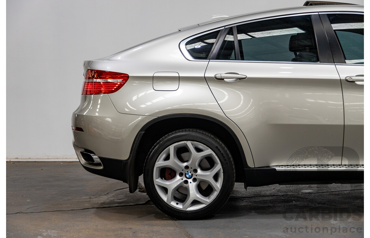 5/2009 BMW X6 X-Drive 50i E71 (AWD) 4d Coupe Mineral Silver Metallic Twin Turbo V8 4.4L