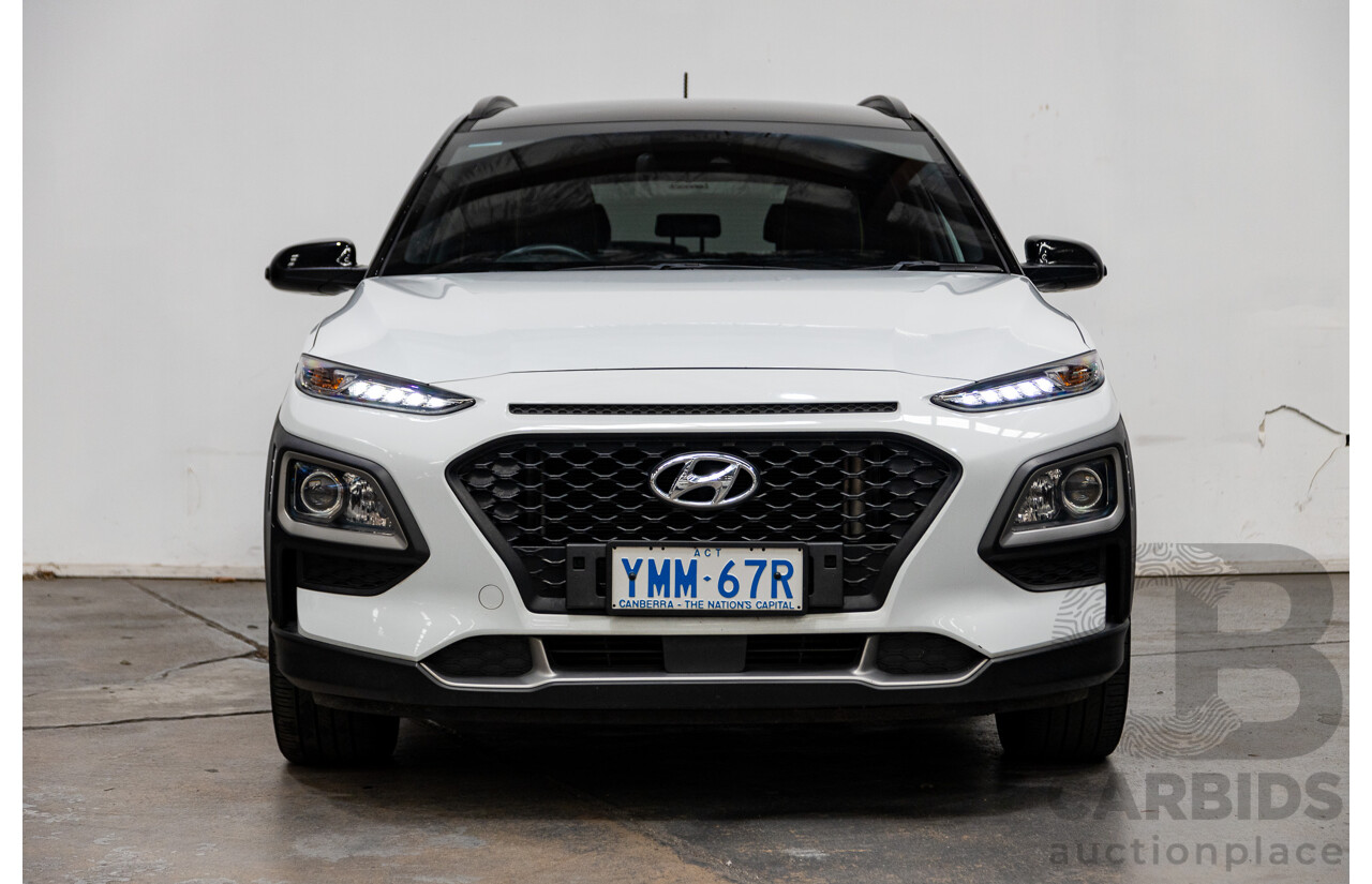 10/2017 Hyundai Kona Launch Edition (AWD) 4D Wagon Chalk White 1.6L Turbo