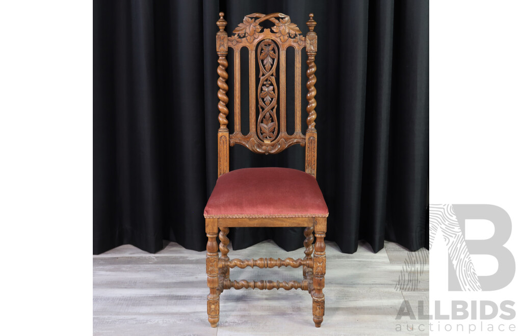 Victorian Cedar Parlour Chair