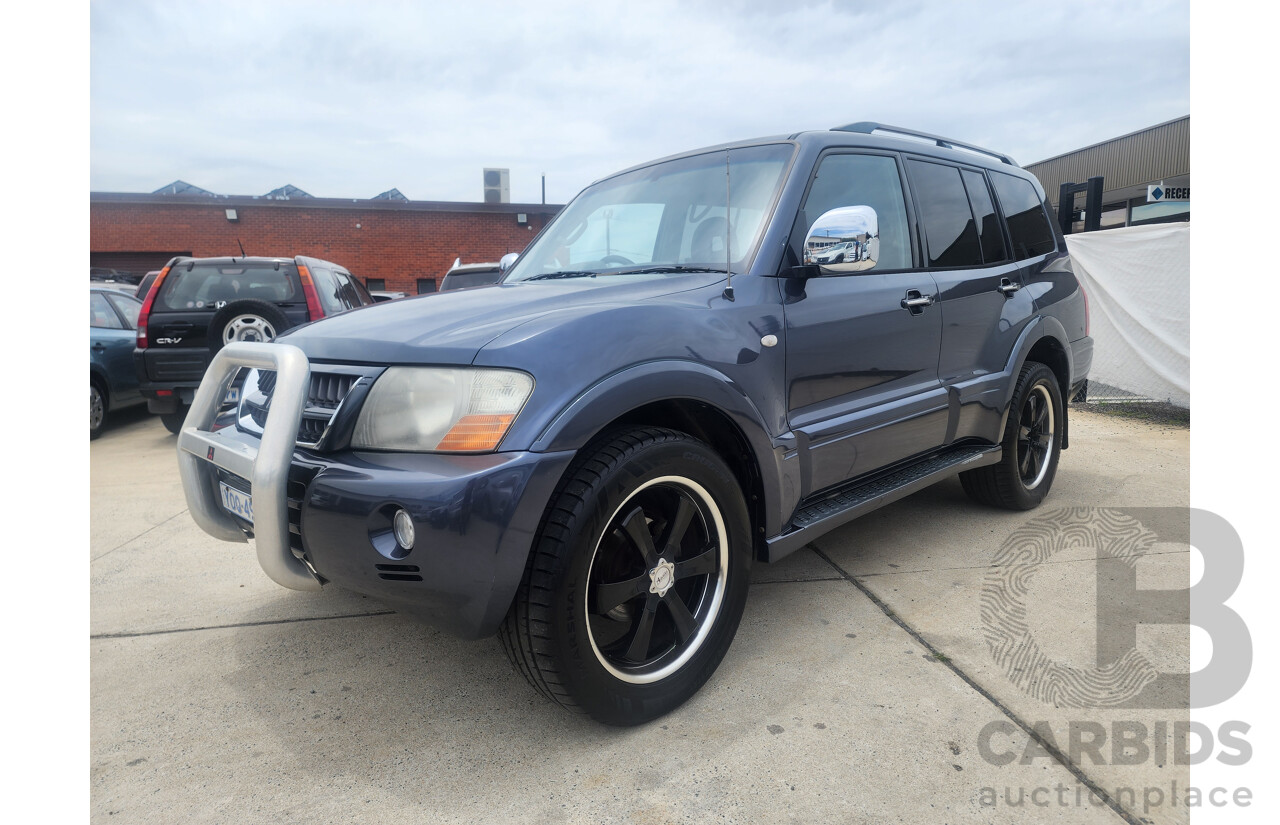 05/2005 Mitsubishi Pajero GLS LWB (4x4) 4WD NP 4D Wagon Grey 3.2L