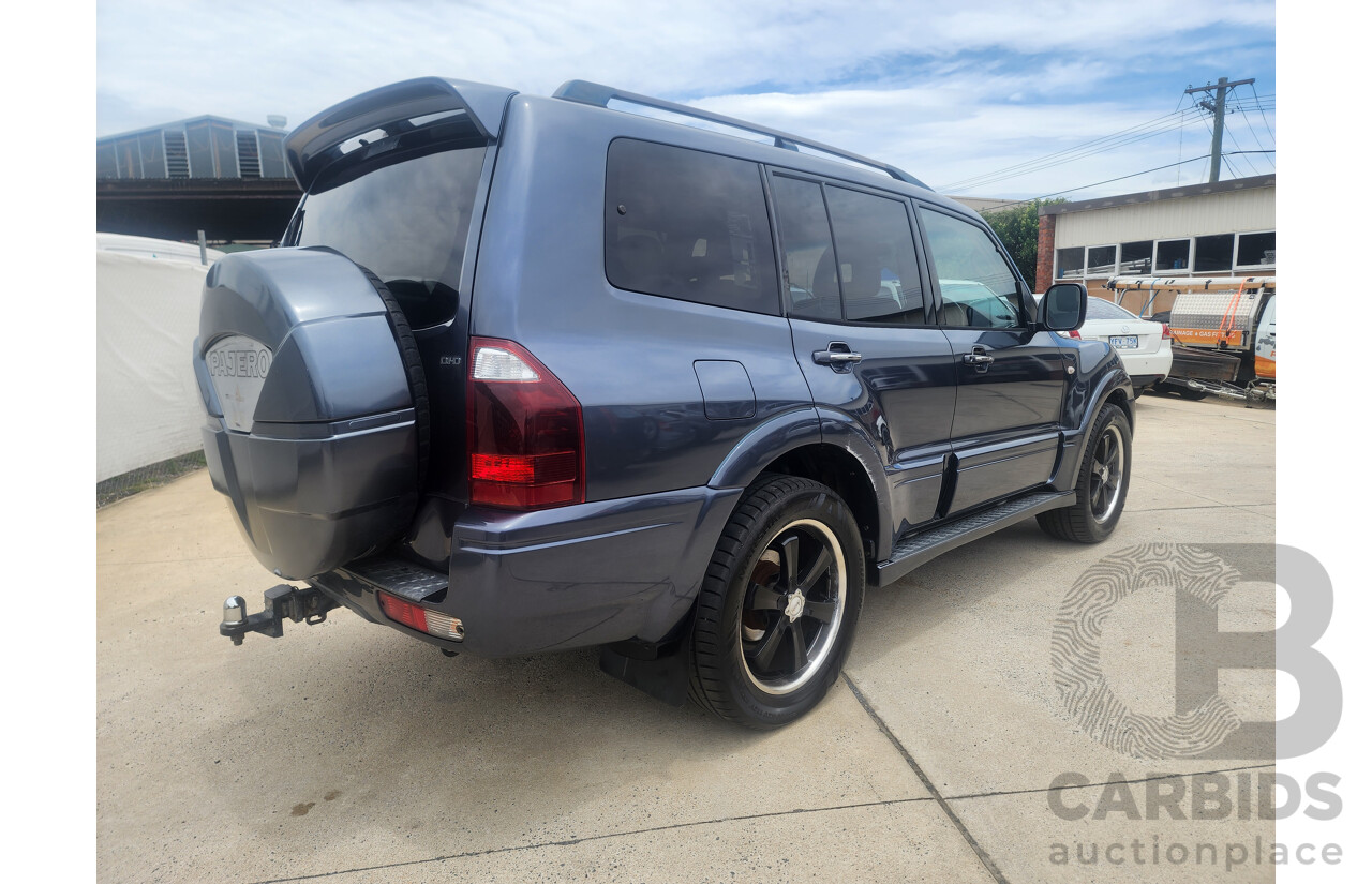 05/2005 Mitsubishi Pajero GLS LWB (4x4) 4WD NP 4D Wagon Grey 3.2L