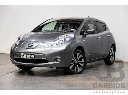 03/2017 Nissan Leaf X AZE0 4d Hatch Grey Metallic 80kw Electric Car EV - 06/2020 Import