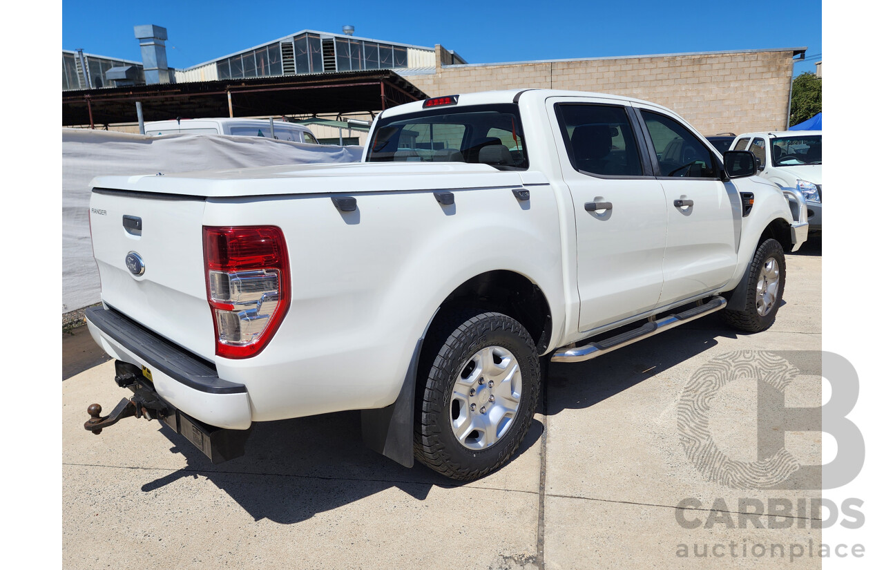 9/2011 Ford Ranger XL 3.2 (4x4) PX Dual Cab Utility White 3.2L