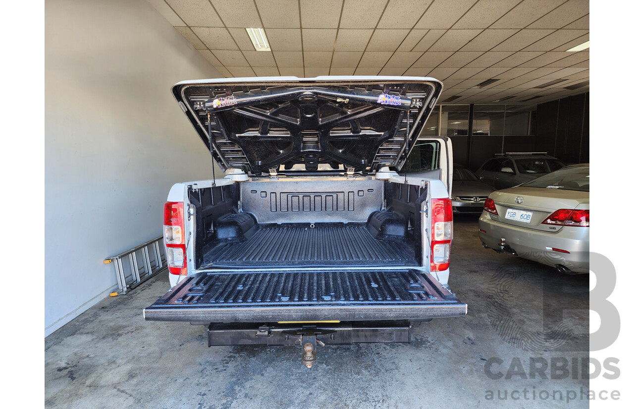 9/2011 Ford Ranger XL 3.2 (4x4) PX Dual Cab Utility White 3.2L