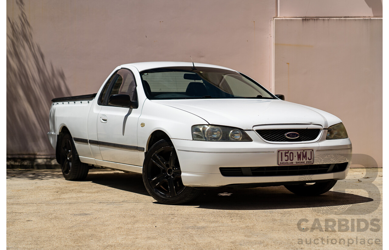 3/2005 Ford Falcon XL BA MKII Utility White 4.0L