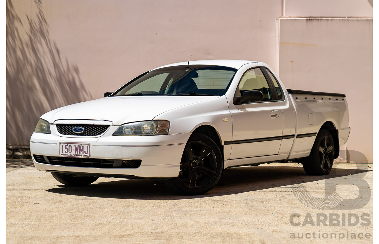 3/2005 Ford Falcon XL BA MKII Utility White 4.0L