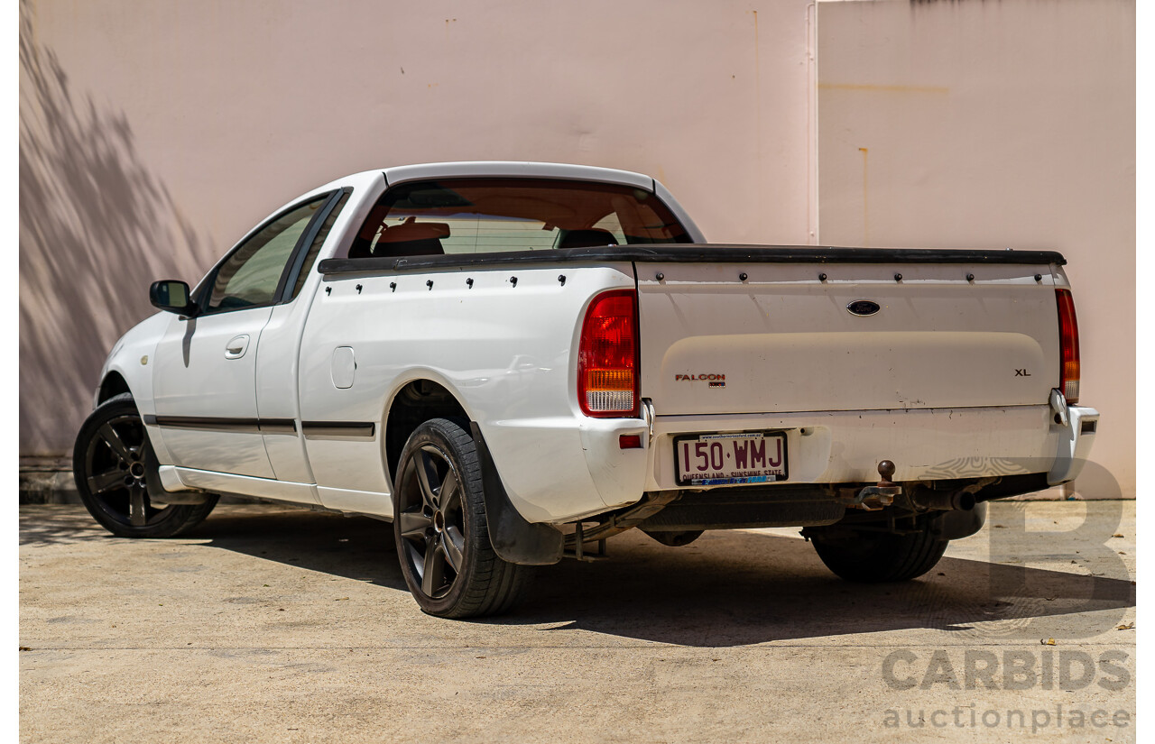 3/2005 Ford Falcon XL BA MKII Utility White 4.0L