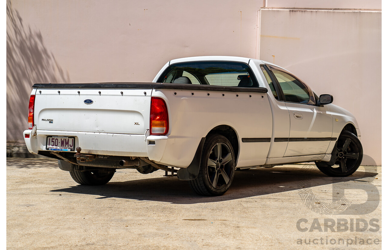 3/2005 Ford Falcon XL BA MKII Utility White 4.0L