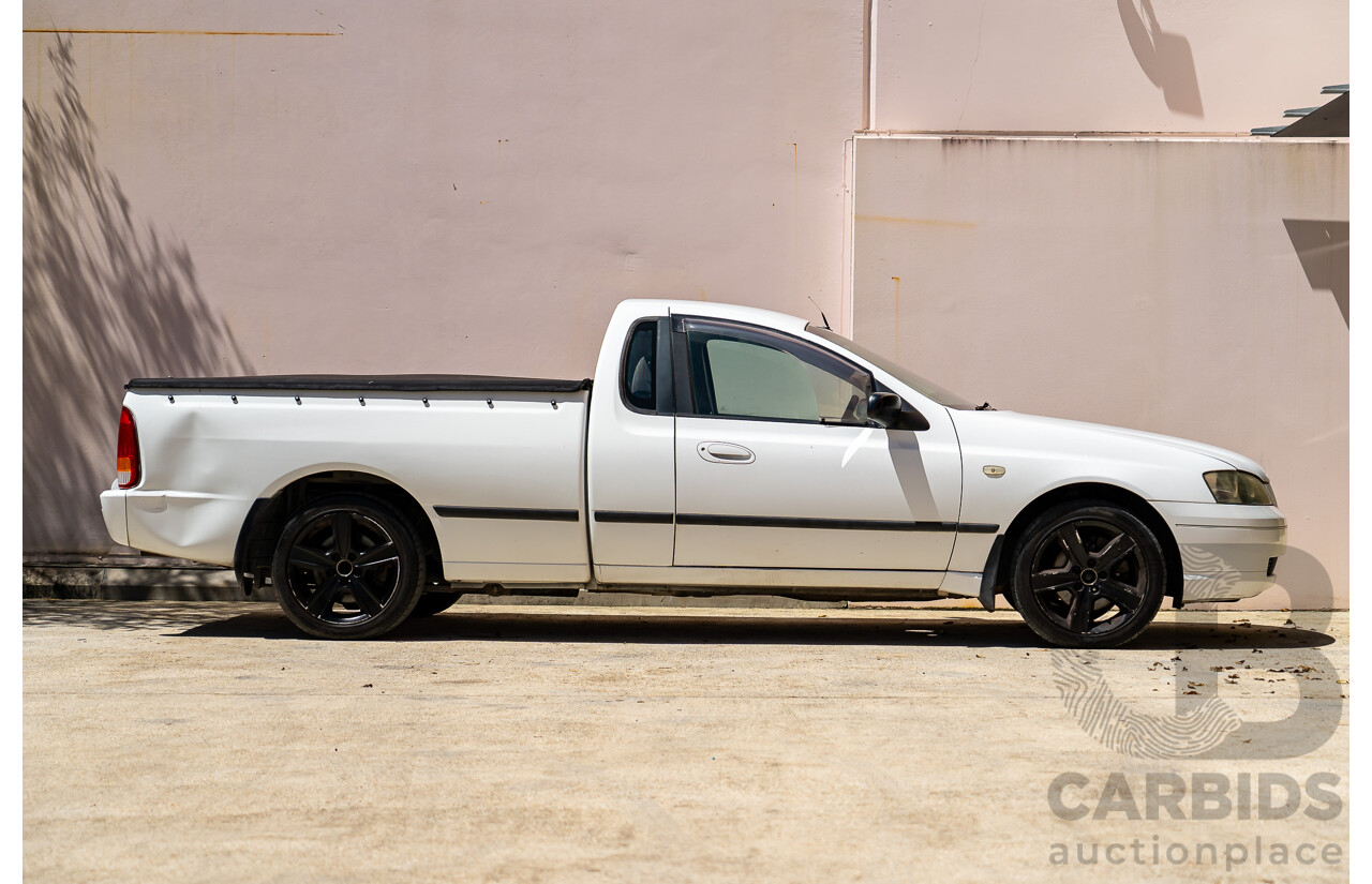 3/2005 Ford Falcon XL BA MKII Utility White 4.0L