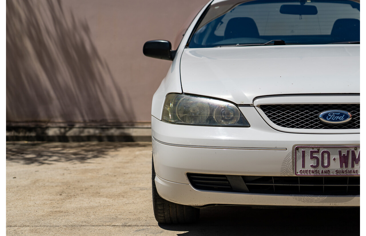 3/2005 Ford Falcon XL BA MKII Utility White 4.0L