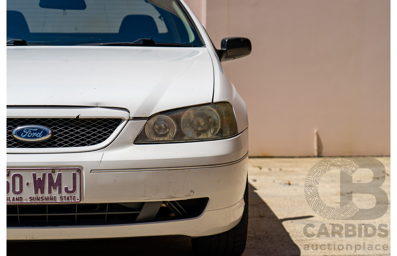 3/2005 Ford Falcon XL BA MKII Utility White 4.0L