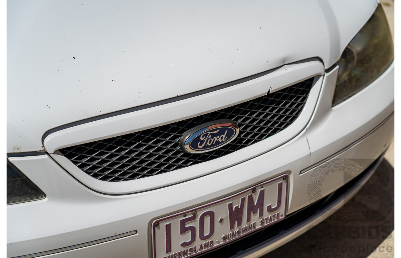 3/2005 Ford Falcon XL BA MKII Utility White 4.0L