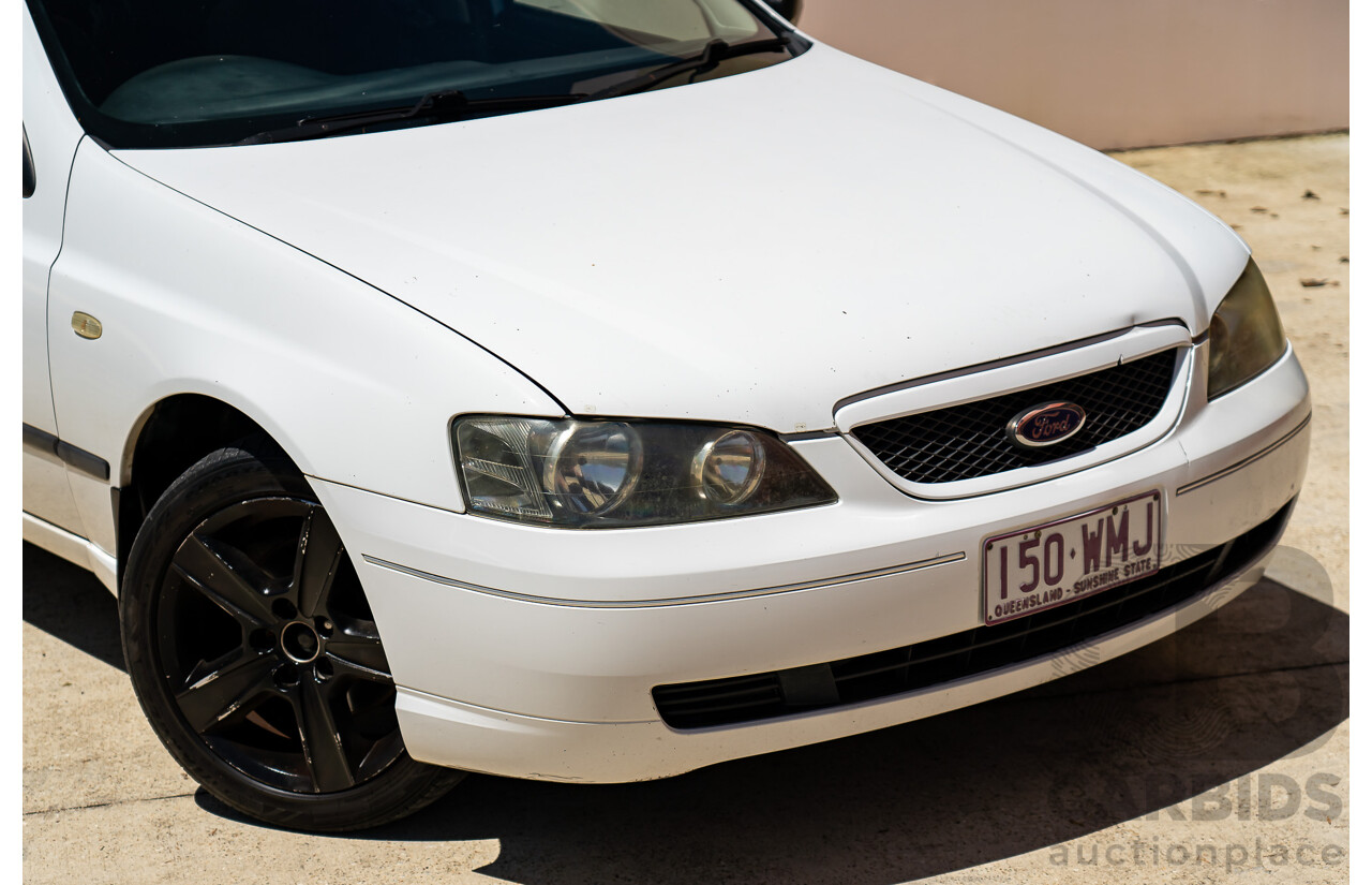 3/2005 Ford Falcon XL BA MKII Utility White 4.0L