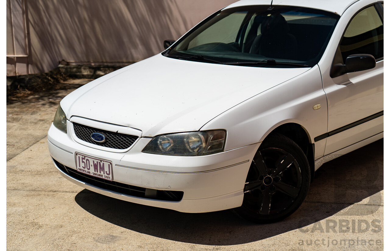 3/2005 Ford Falcon XL BA MKII Utility White 4.0L