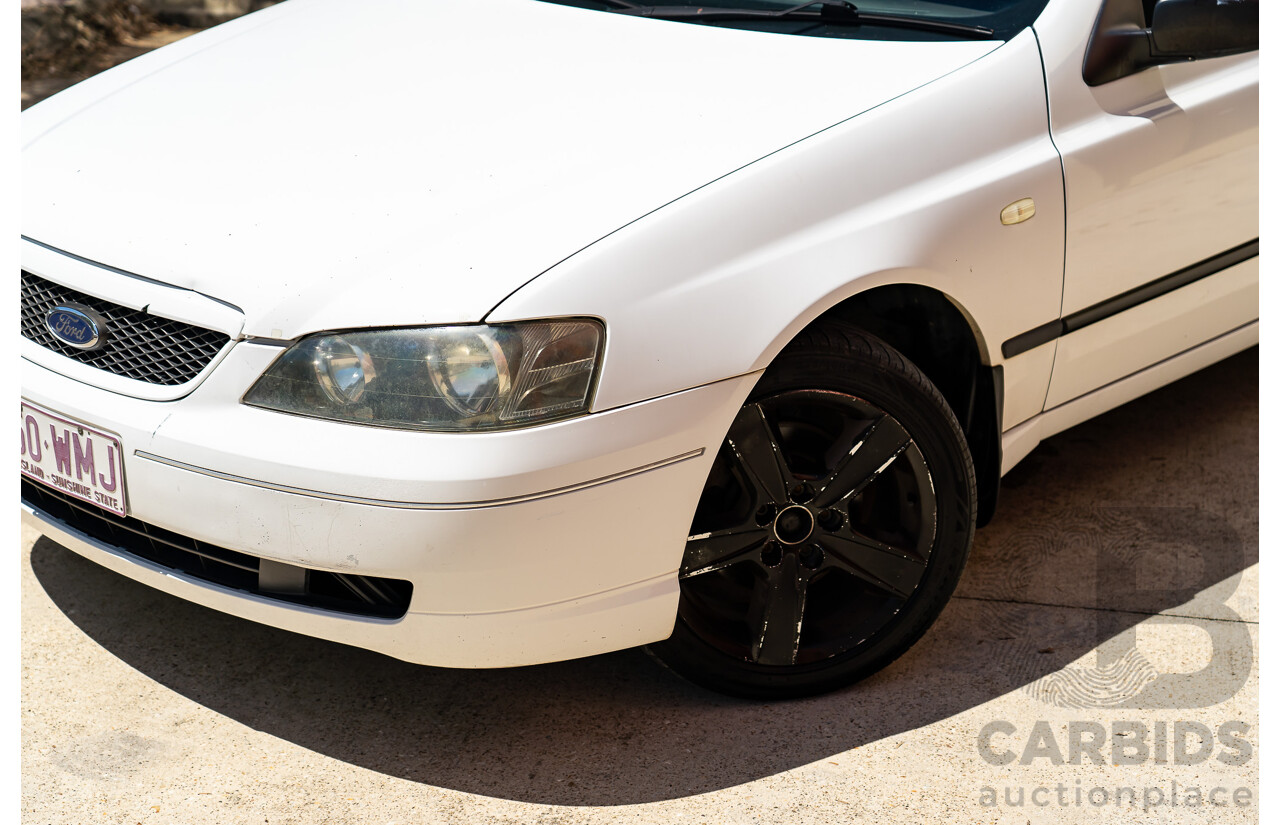 3/2005 Ford Falcon XL BA MKII Utility White 4.0L