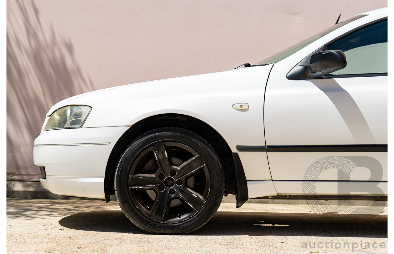 3/2005 Ford Falcon XL BA MKII Utility White 4.0L