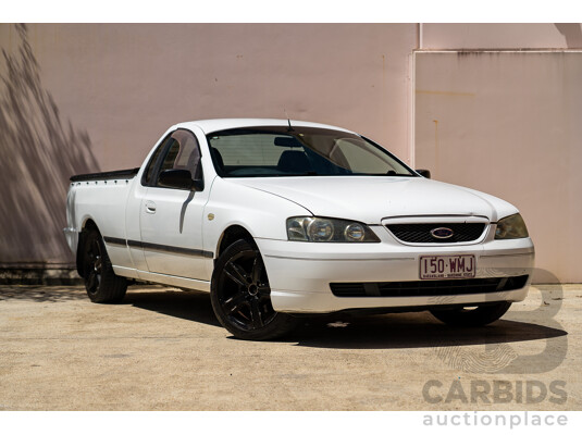 3/2005 Ford Falcon XL BA MKII Utility White 4.0L