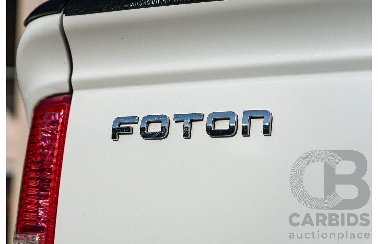 6/2015 Foton Tunland TL (4x4) P201 MY14 Dual Cab Utility White Turbo Diesel 2.8L